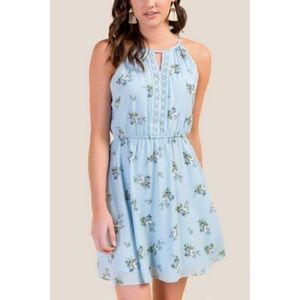 NEW Francesca’s Gretchen Floral A-Line Dress